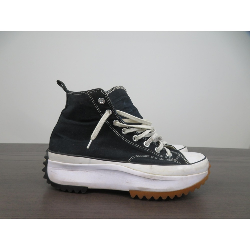Converse Run Star Hike Shoes Mens Size 10.5 Black High Top Sneakers 166800C